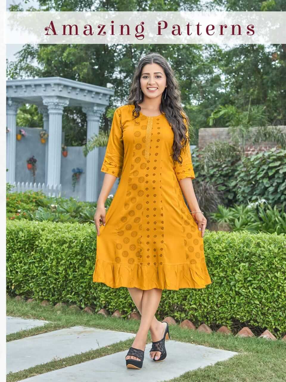 Kinti Flavours Rayon Kurti Catalog collection 1