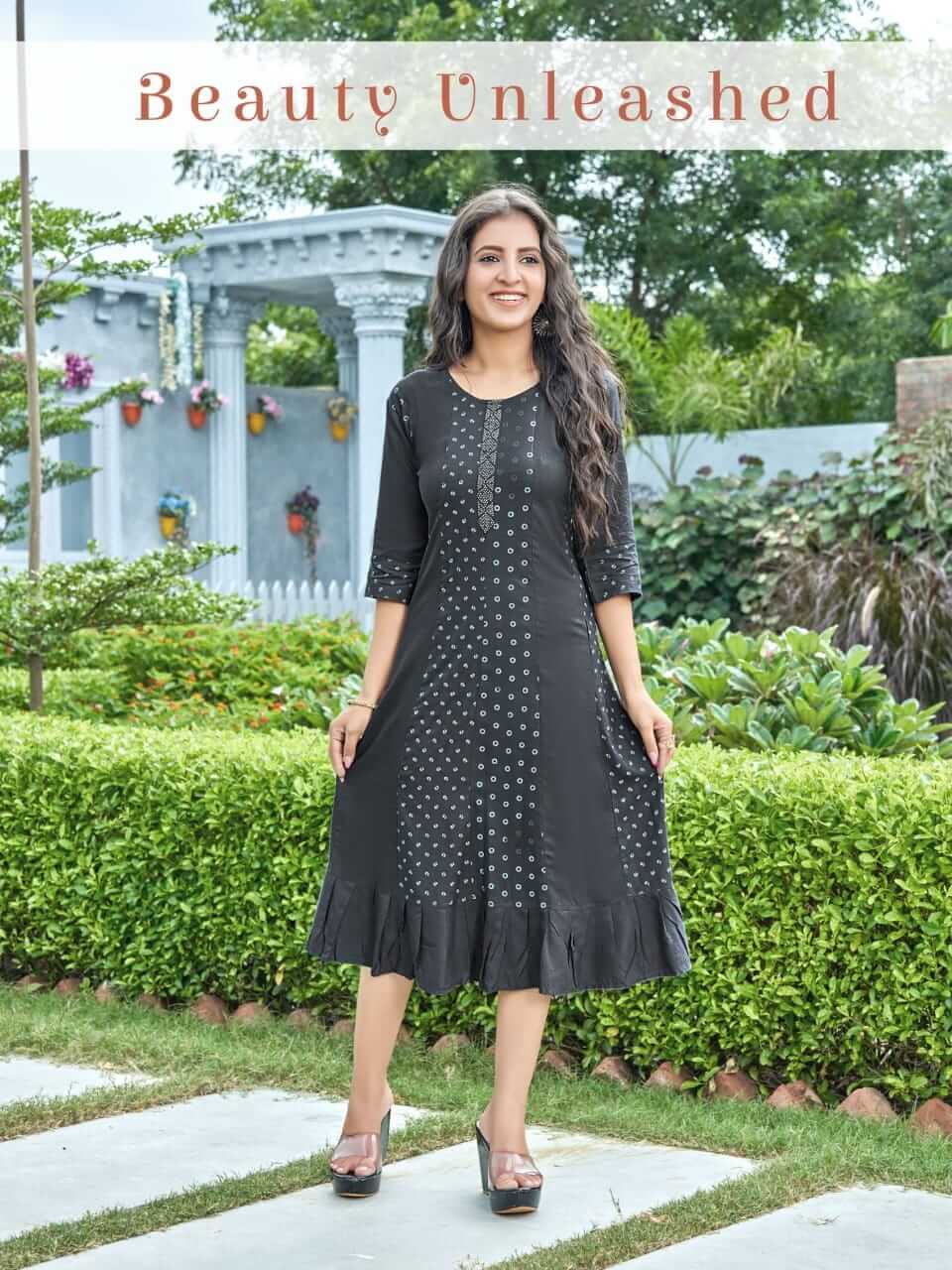 Kinti Flavours Rayon Kurti Catalog collection 5