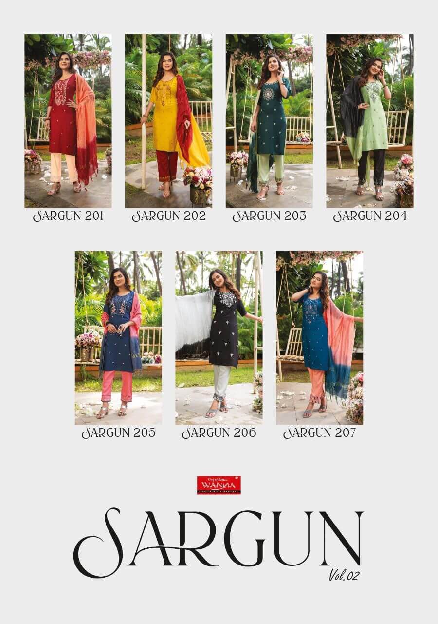 Wanna Sargun vol 2 Embroidery Salwar Kameez Catalog collection 3