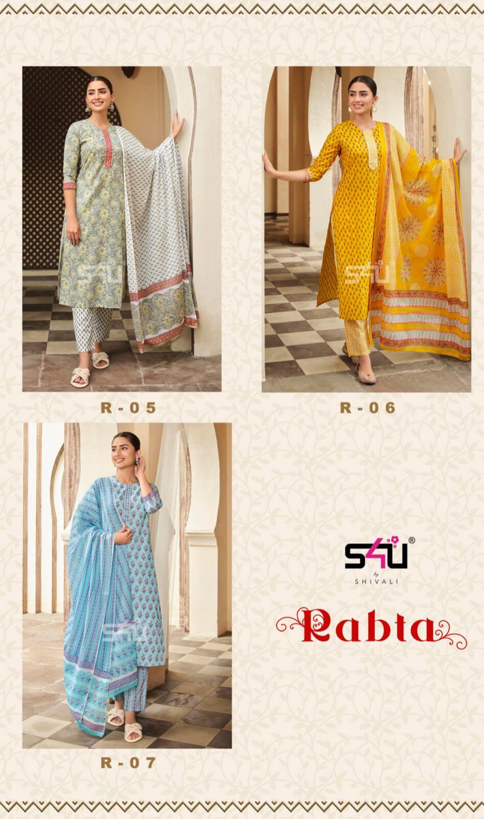 S4u Rabta Cotton Salwar Kameez collection 5