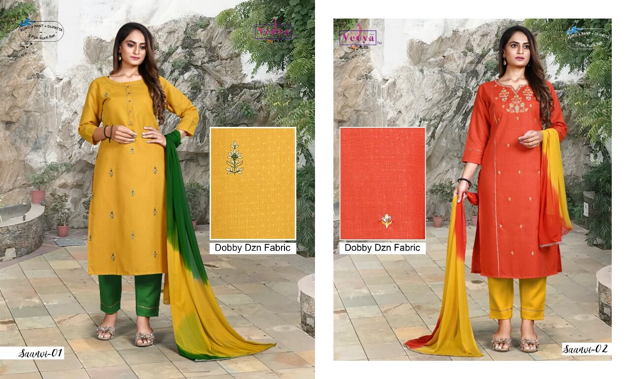 Vedya Saanvi Embroidery Salwar Kameez collection 2