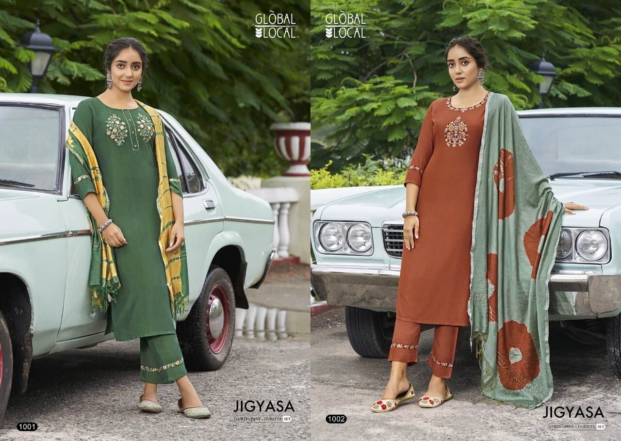 Global Local Jigyasa Embroidery Salwar Kameez Catalog collection 3