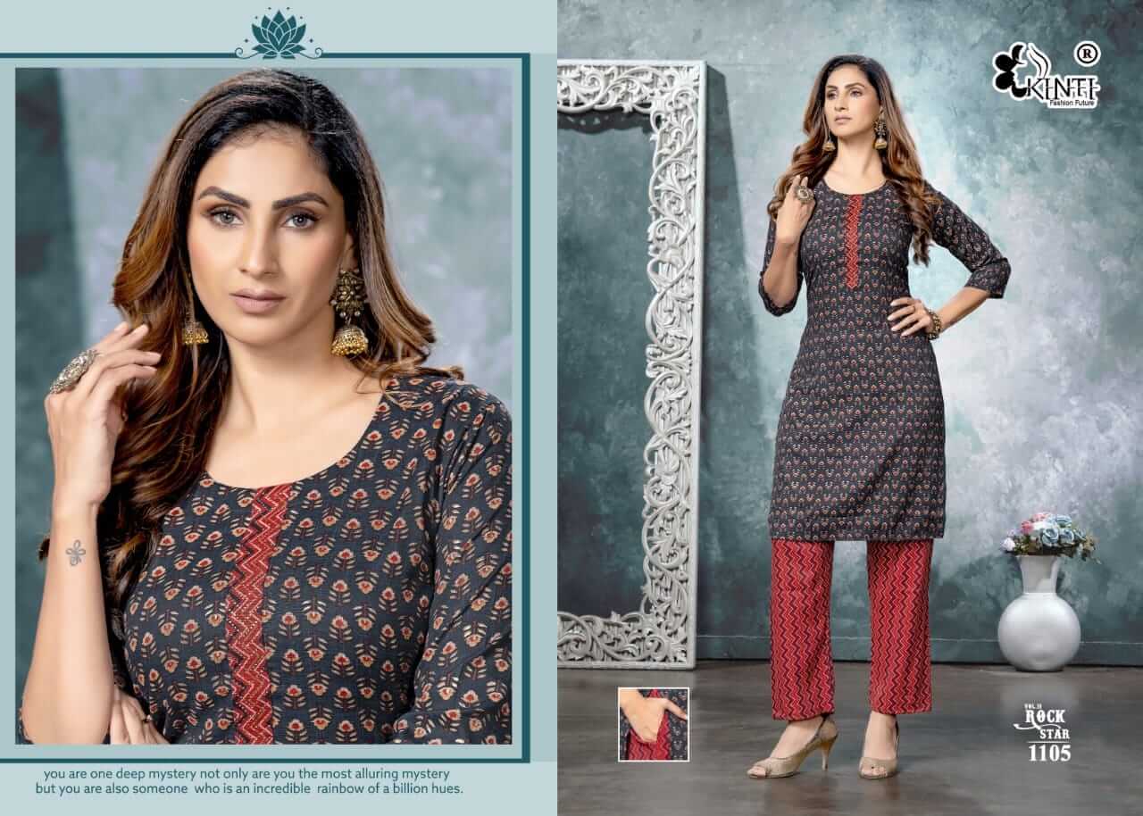 Kinti Rock Star vol 11 Kurtis with Bottom Catalog collection 4