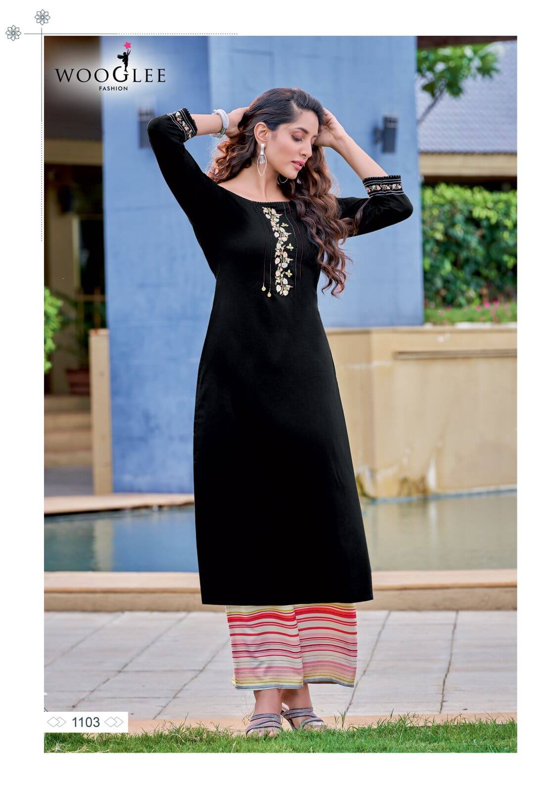 Wooglee Celebration vol 16 Kurti Plazo Set Catalog collection 2