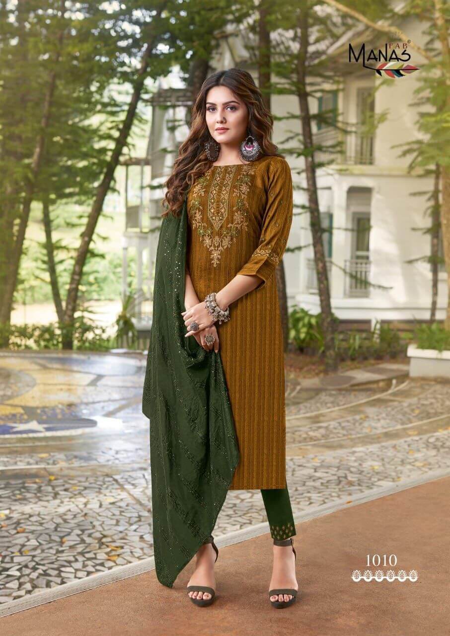 Manas Sparkle vol 2 Embroidery Salwar Kameez Catalog collection 5