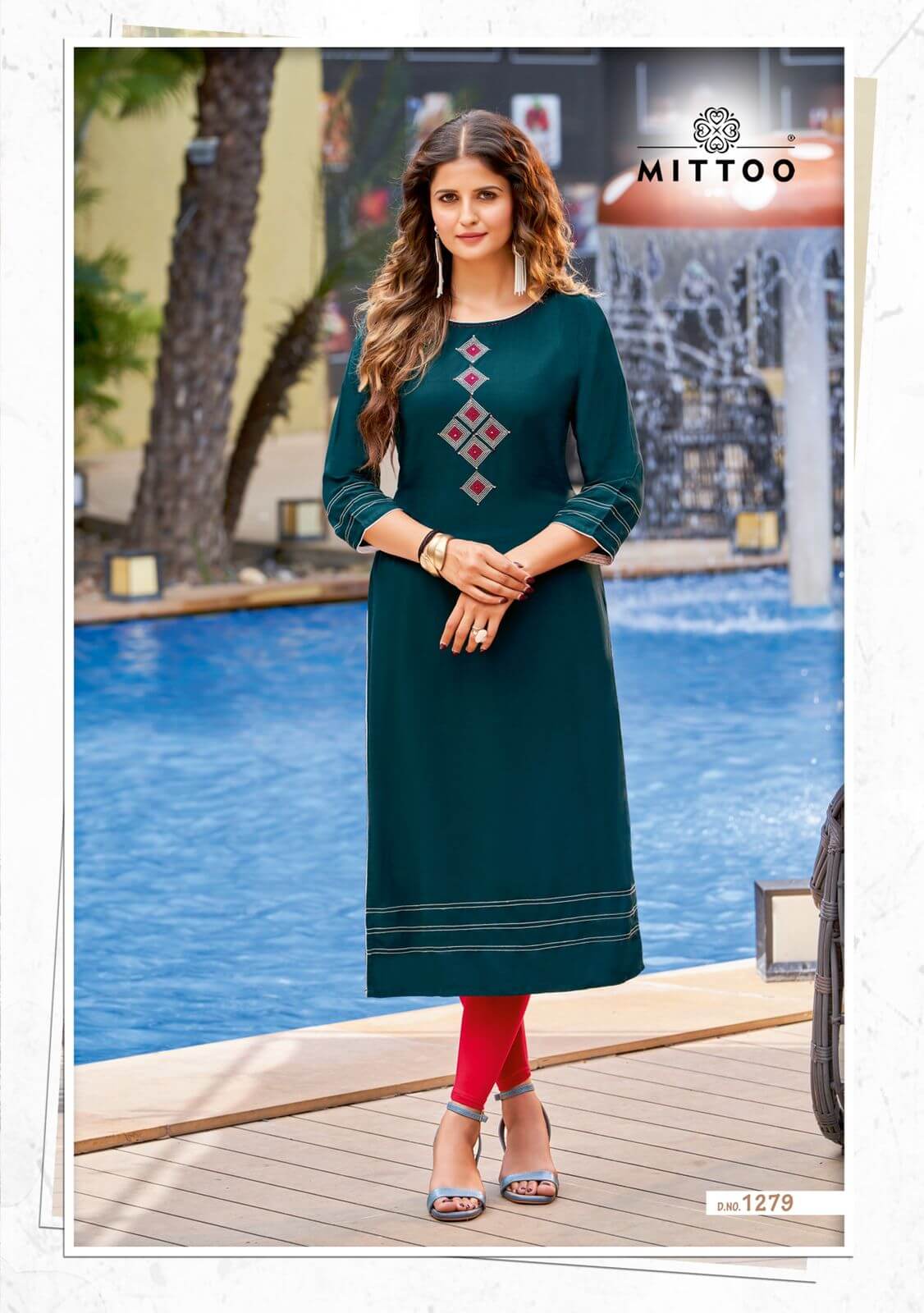 Mittoo Palak vol 32 Rayon Kurti Catalog collection 4