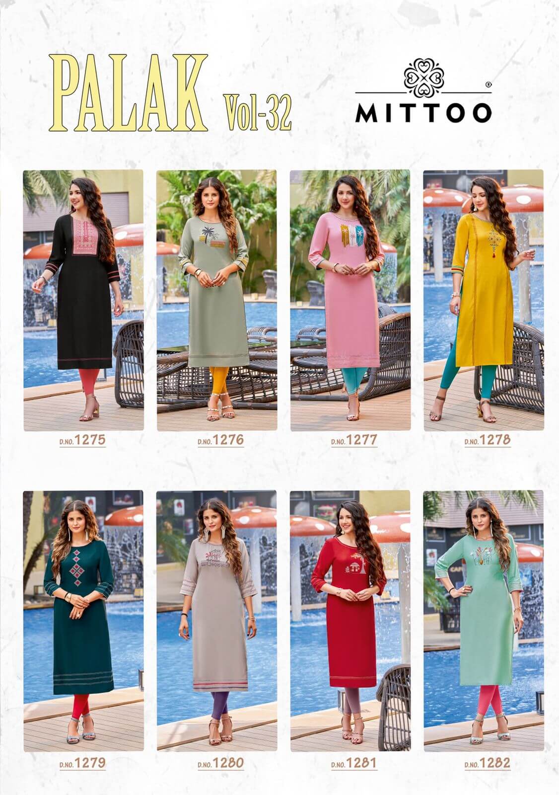 Mittoo Palak vol 32 Rayon Kurti Catalog collection 9