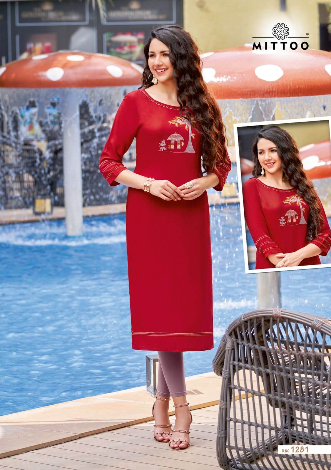 Mittoo Palak vol 32 Rayon Kurti Catalog collection 5