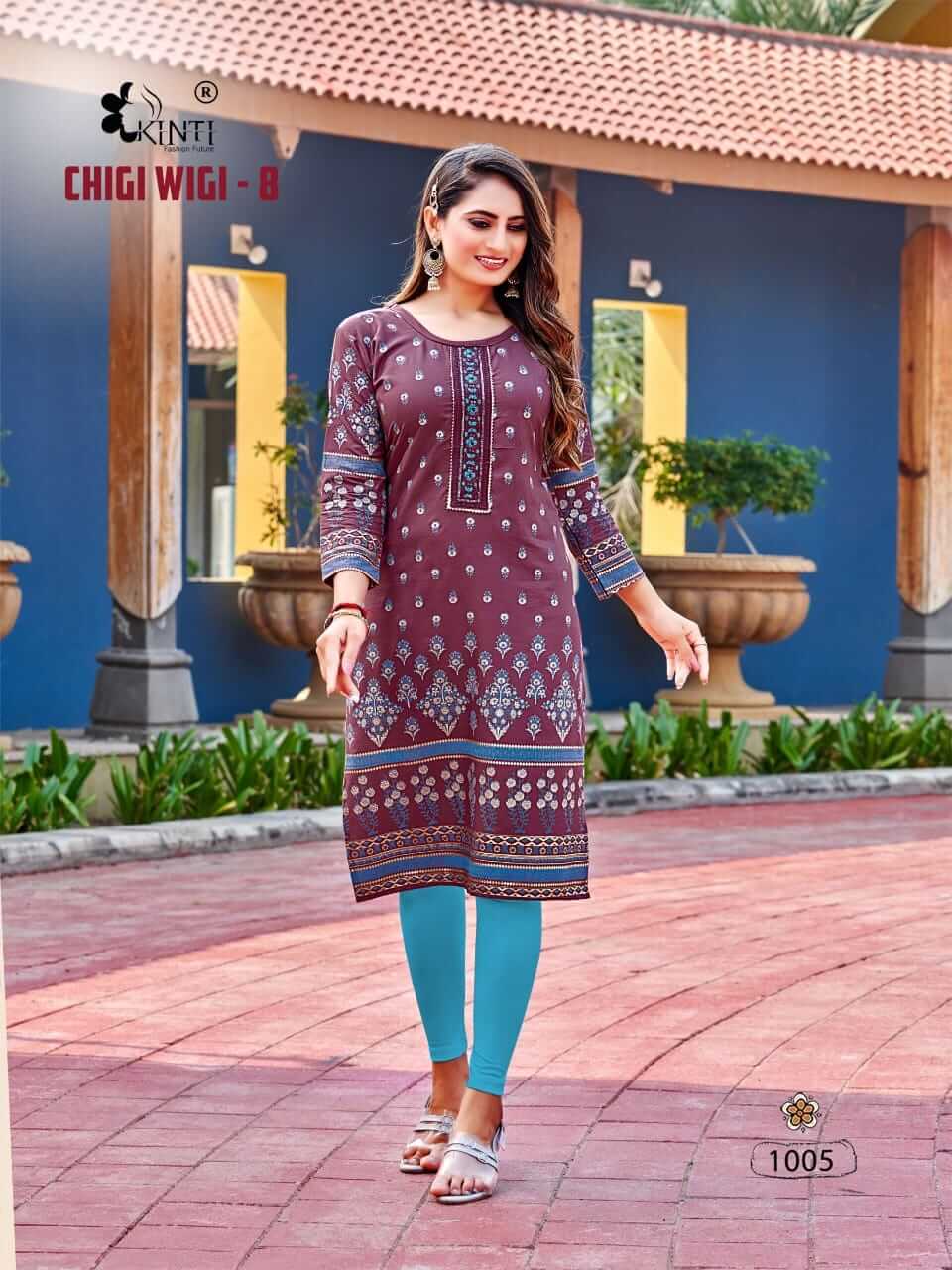 Kinti Chigi Wigi vol 8 Rayon Kurti Catalog collection 5