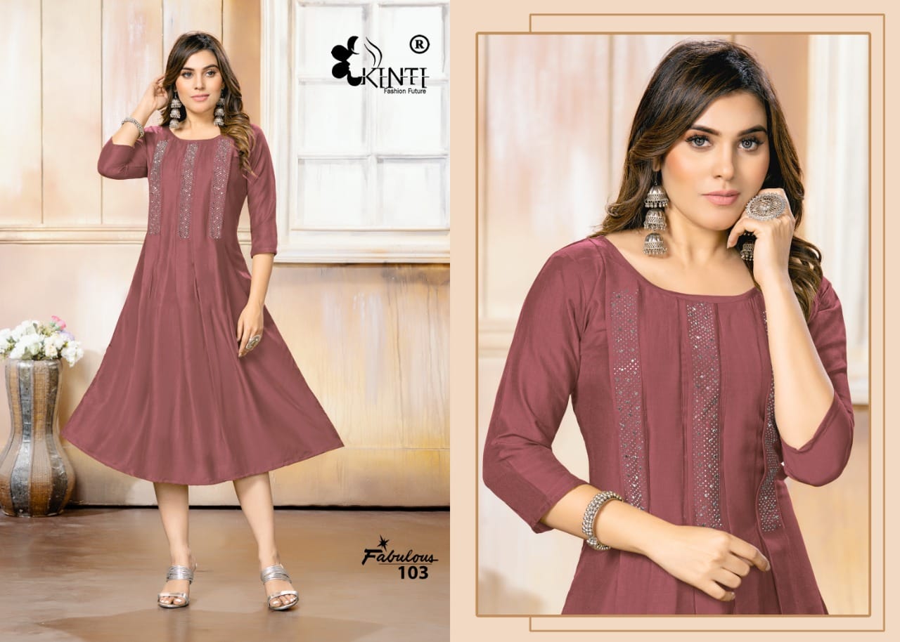 Kinti Fabulous Casual Wear Kurti Catalog collection 5