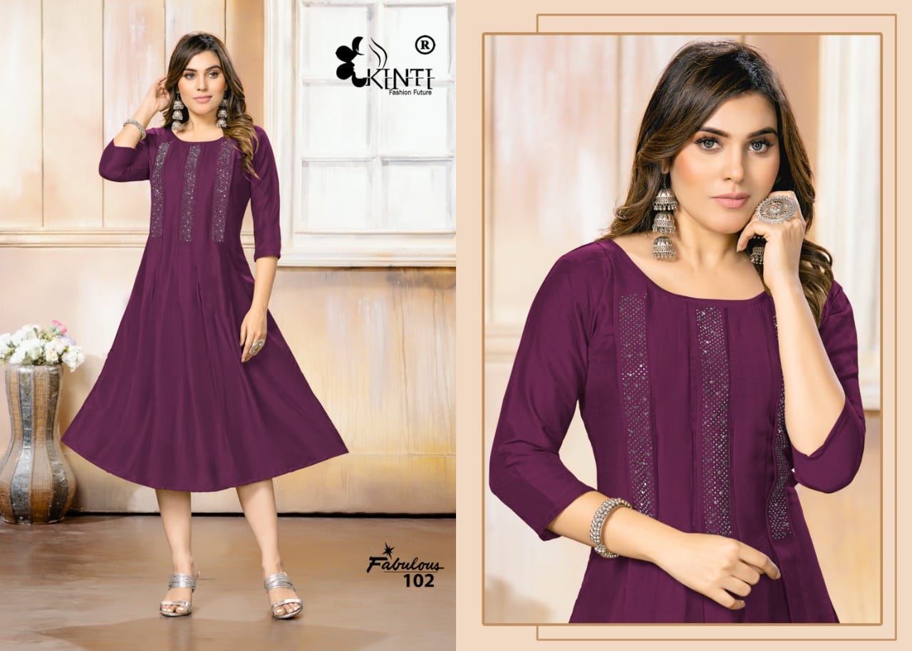 Kinti Fabulous Casual Wear Kurti Catalog collection 7