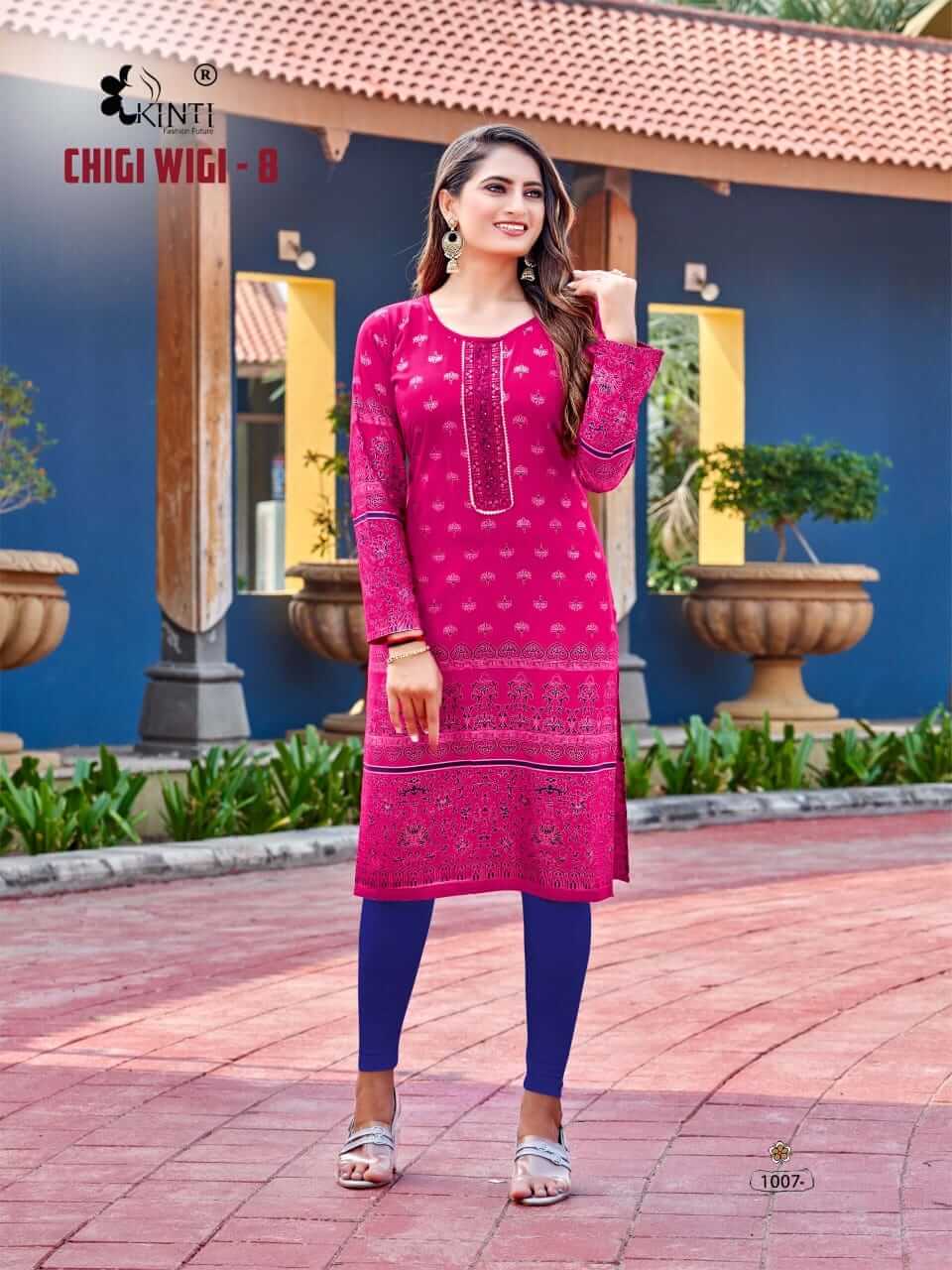 Kinti Chigi Wigi vol 8 Rayon Kurti Catalog collection 8