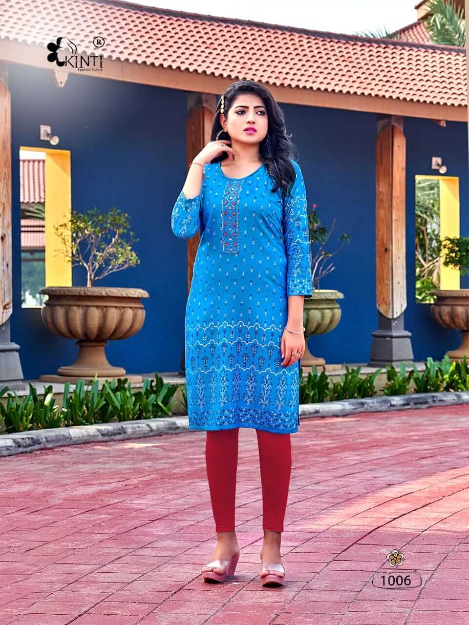 Kinti Chigi Wigi vol 8 Rayon Kurti Catalog collection 7