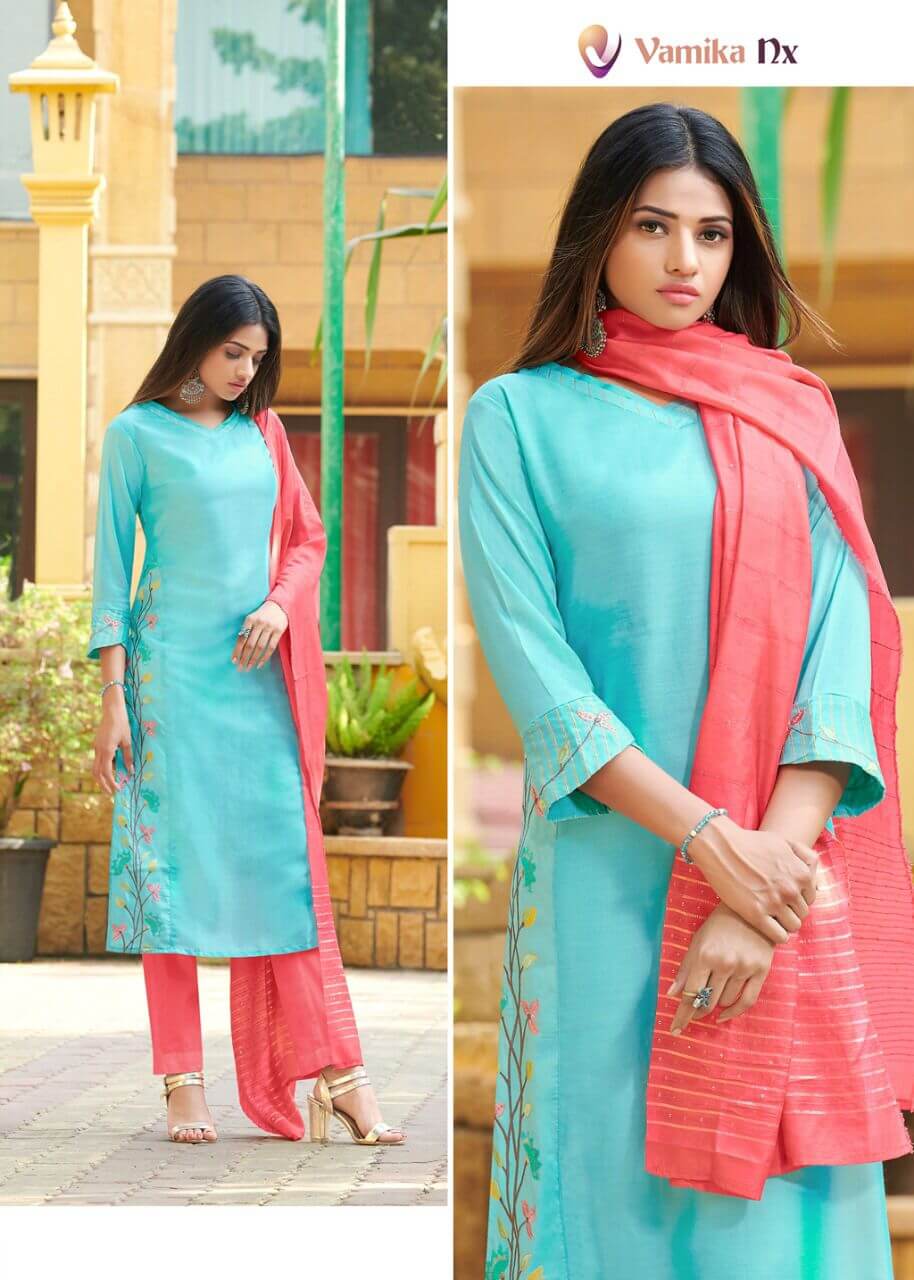 Vamika Nx Richie Rich Kurti with Dupatta Catalog collection 2