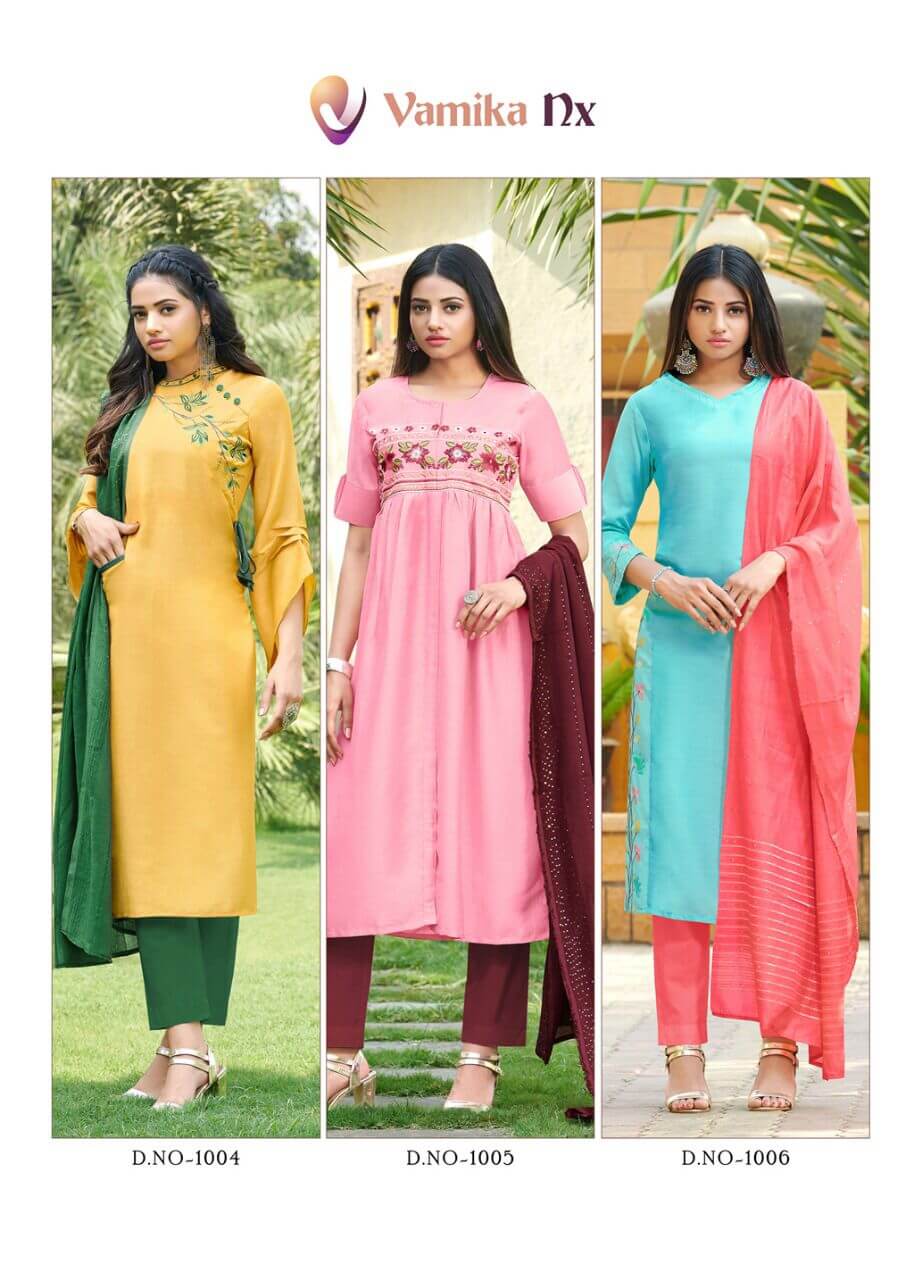 Vamika Nx Richie Rich Kurti with Dupatta Catalog collection 4