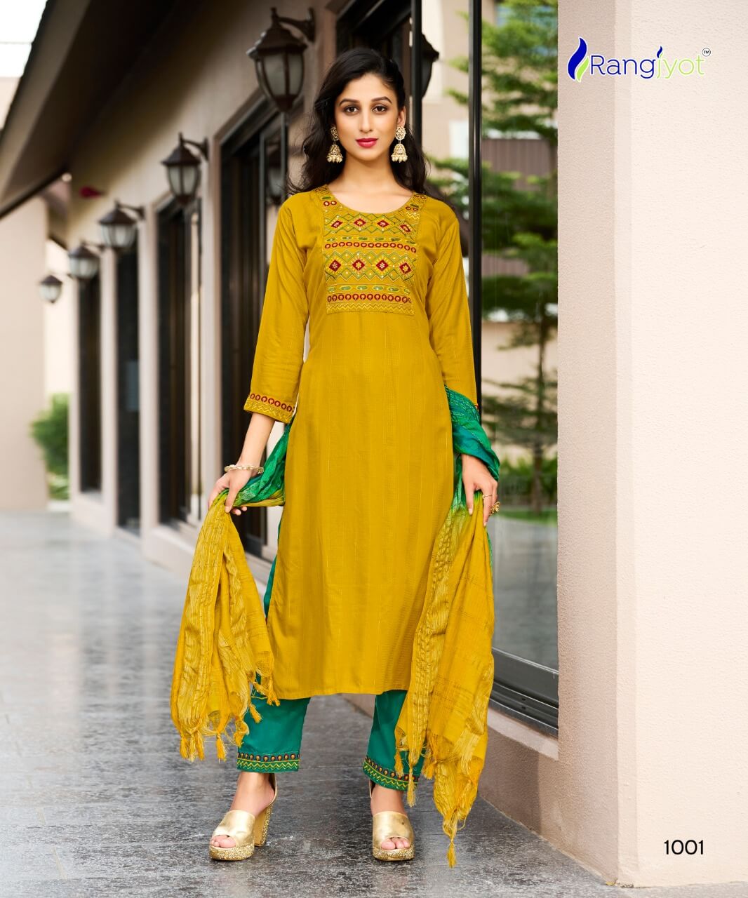 Rangjyot Anusha vol 1 Churidar Salwar Suits Catalog collection 1