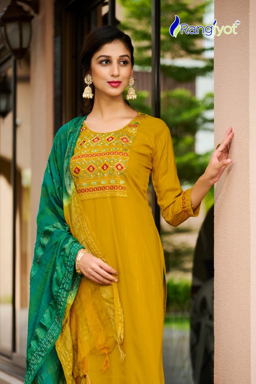 Rangjyot Anusha vol 1 Churidar Salwar Suits Catalog collection 2