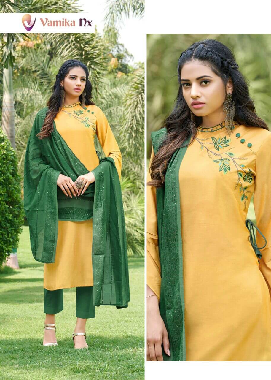 Vamika Nx Richie Rich Kurti with Dupatta Catalog collection 1