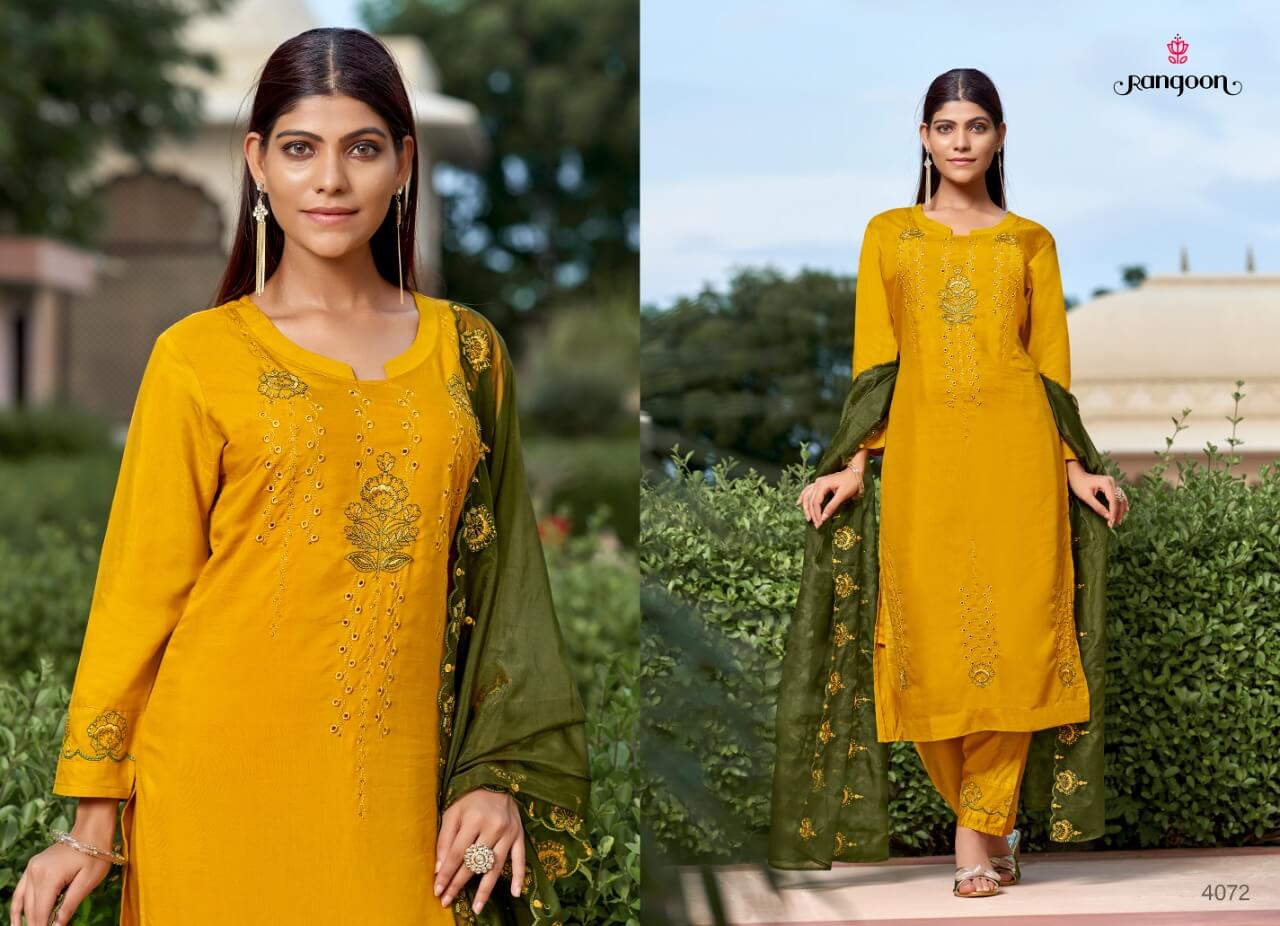 Rangoon Daisy Embroidery Salwar Kameez Catalog collection 7