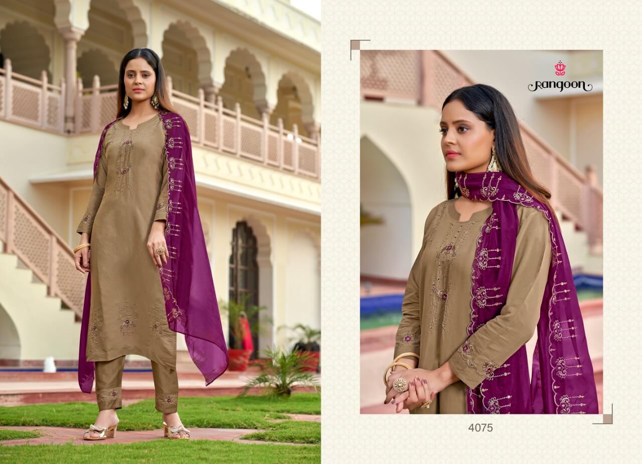 Rangoon Daisy Embroidery Salwar Kameez Catalog collection 8