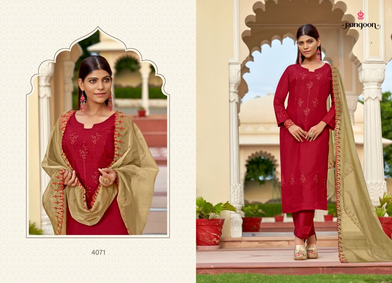 Rangoon Daisy Embroidery Salwar Kameez Catalog collection 2