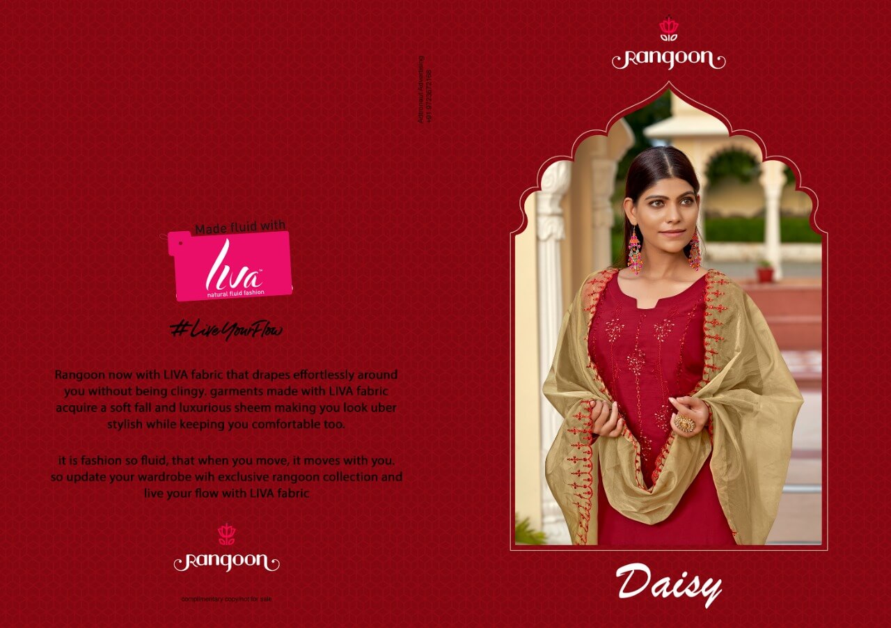 Rangoon Daisy Embroidery Salwar Kameez Catalog collection 3