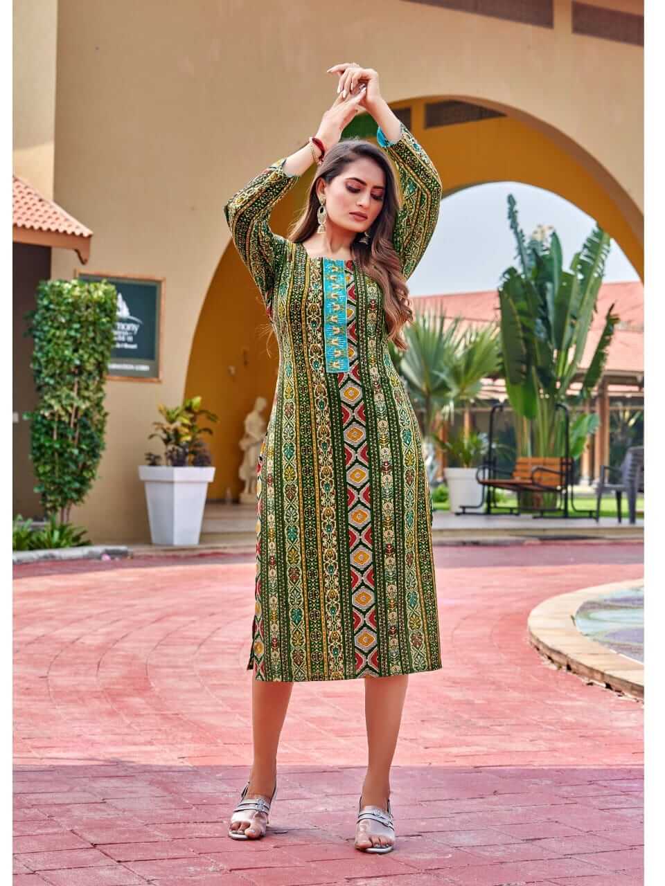 Kinti Shilpa Printed Kurti Catalog collection 9