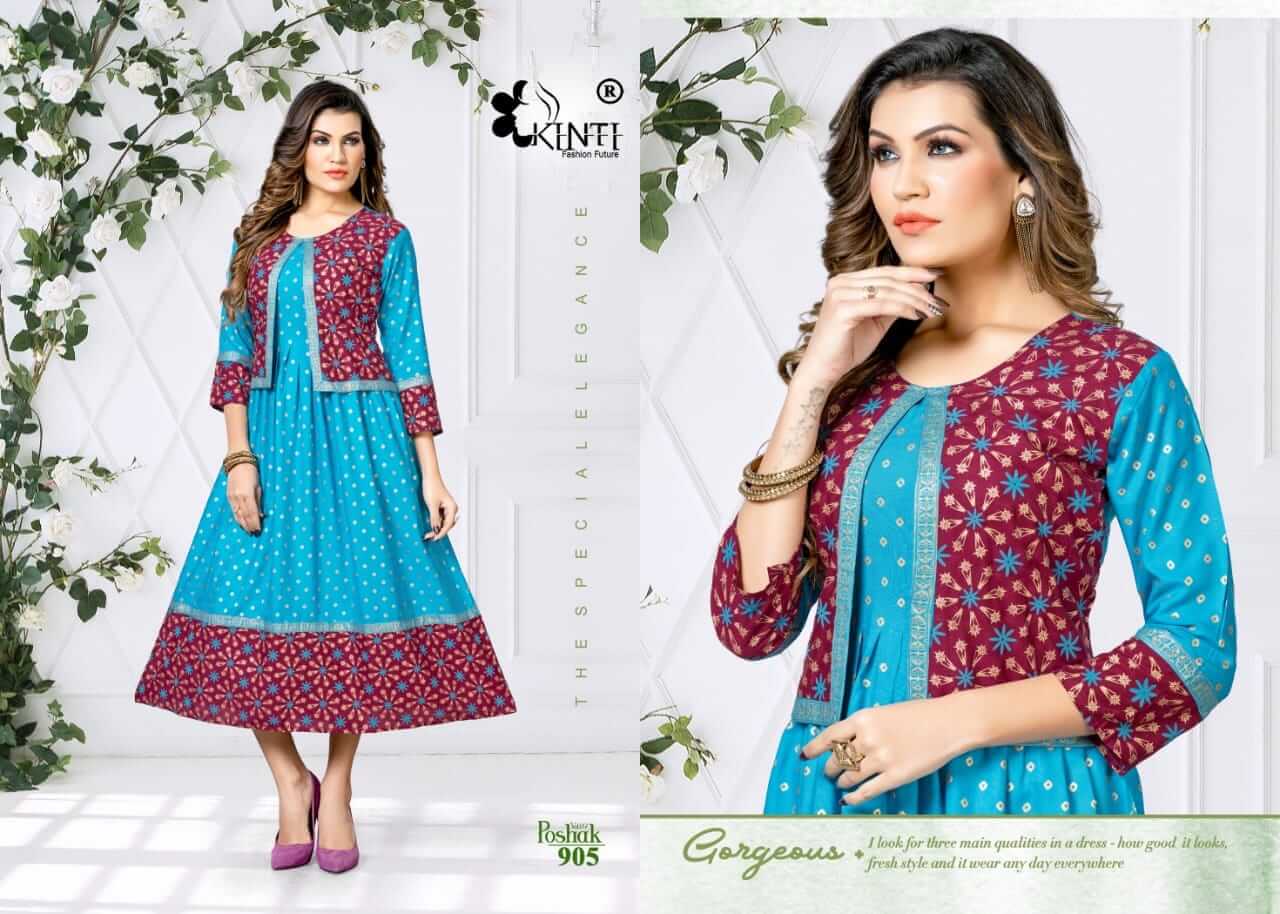 Kinti Poshak vol 9 A Line Kurti Catalog collection 4