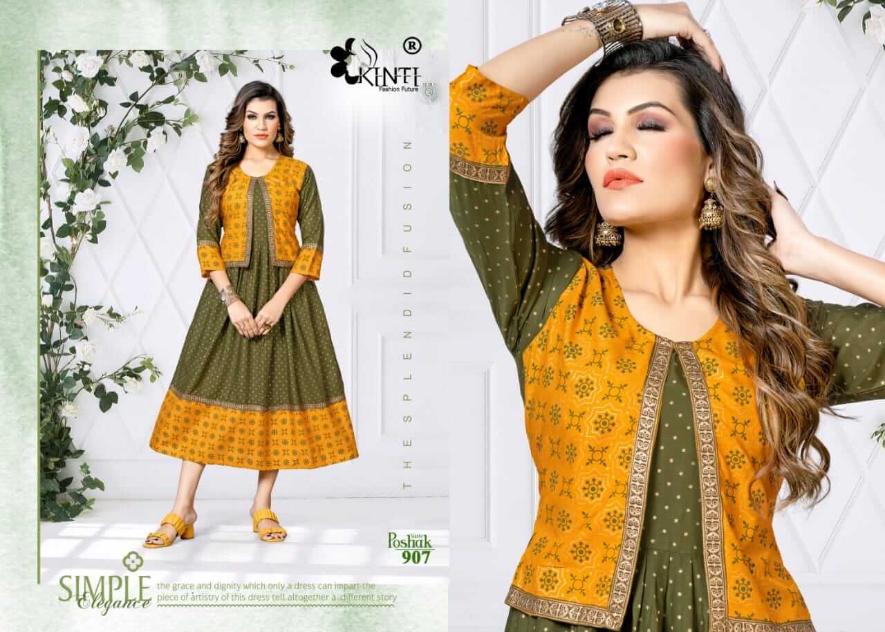 Kinti Poshak vol 9 A Line Kurti Catalog collection 7