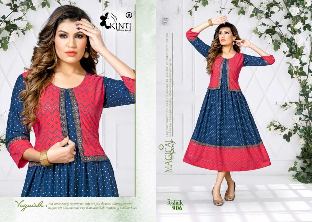 Kinti Poshak vol 9 A Line Kurti Catalog collection 5