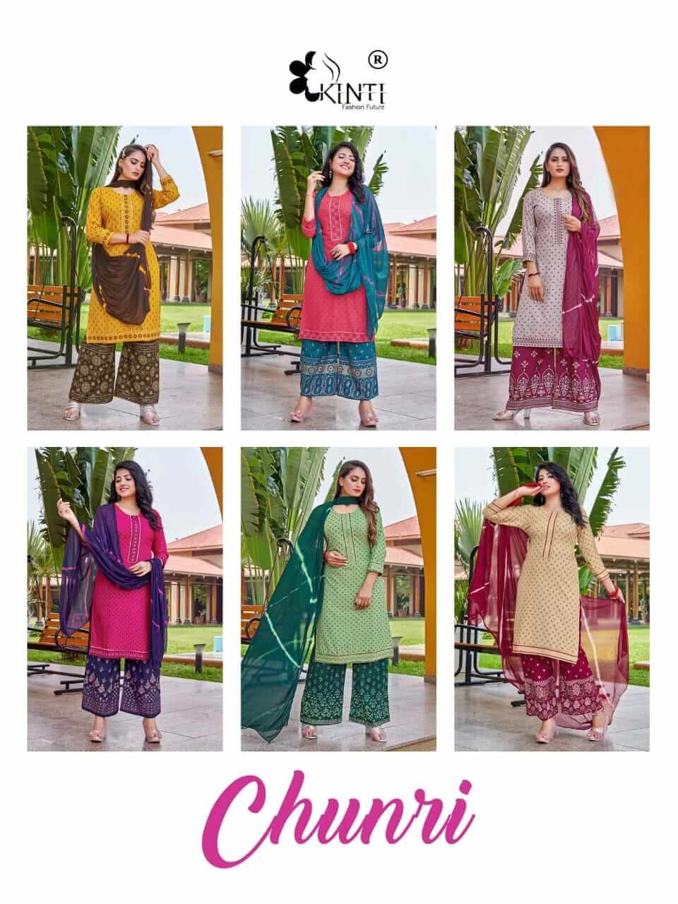 Kinti Chunri Printed Salwar Kameez Catalog collection 1
