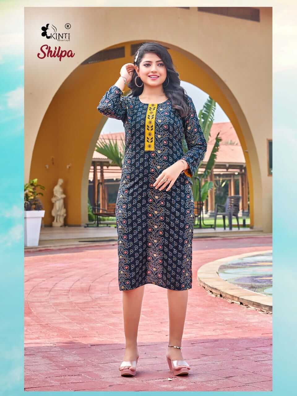 Kinti Shilpa Printed Kurti Catalog collection 7