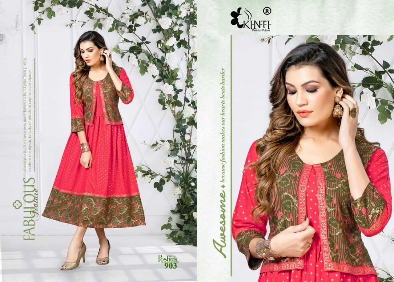 Kinti Poshak vol 9 A Line Kurti Catalog collection 8