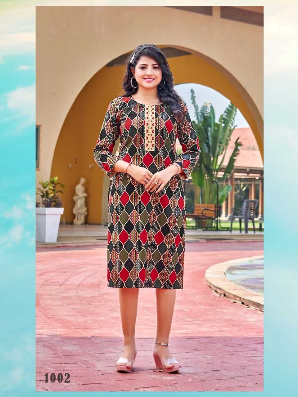 Kinti Shilpa Printed Kurti Catalog collection 8