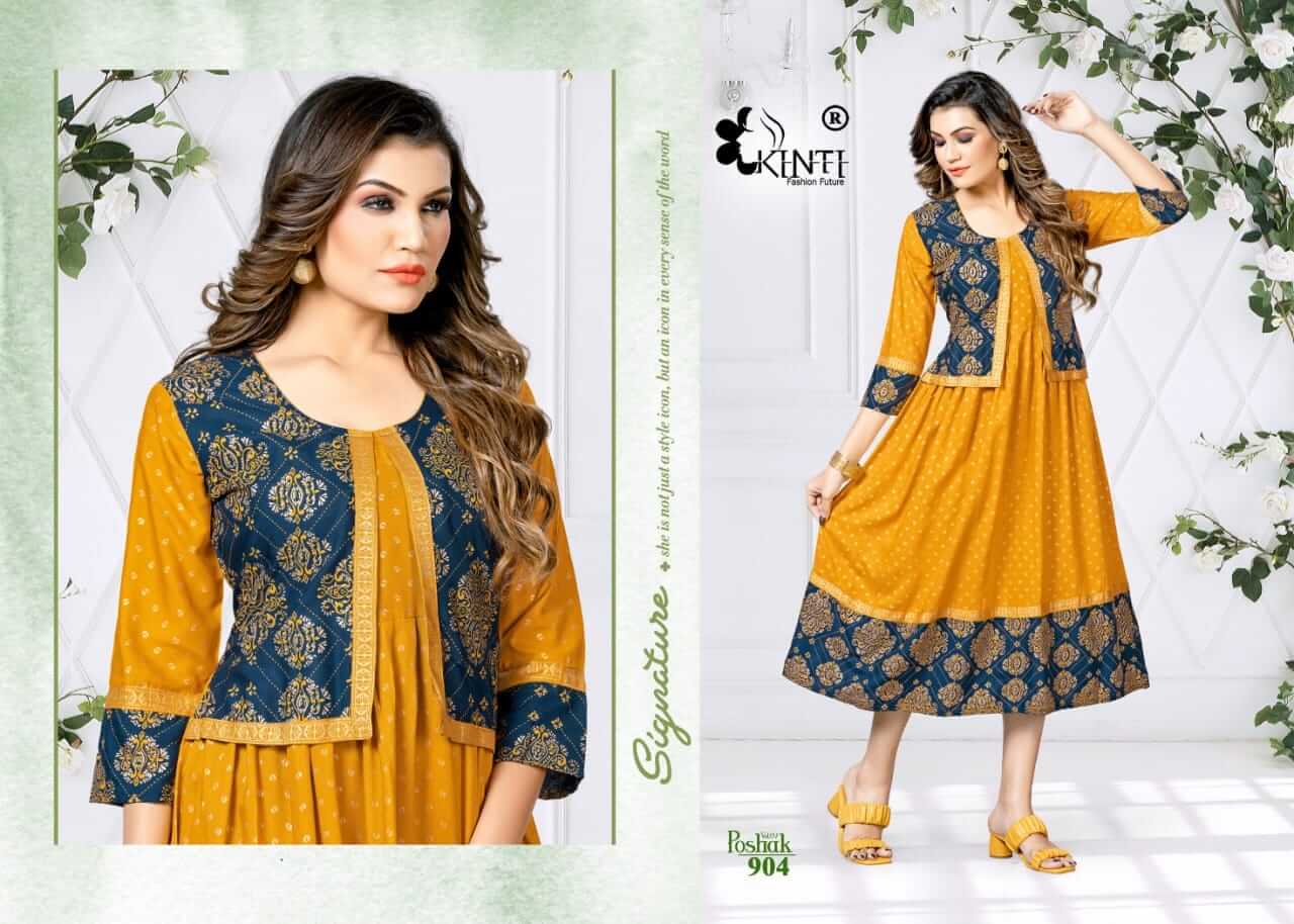 Kinti Poshak vol 9 A Line Kurti Catalog collection 1