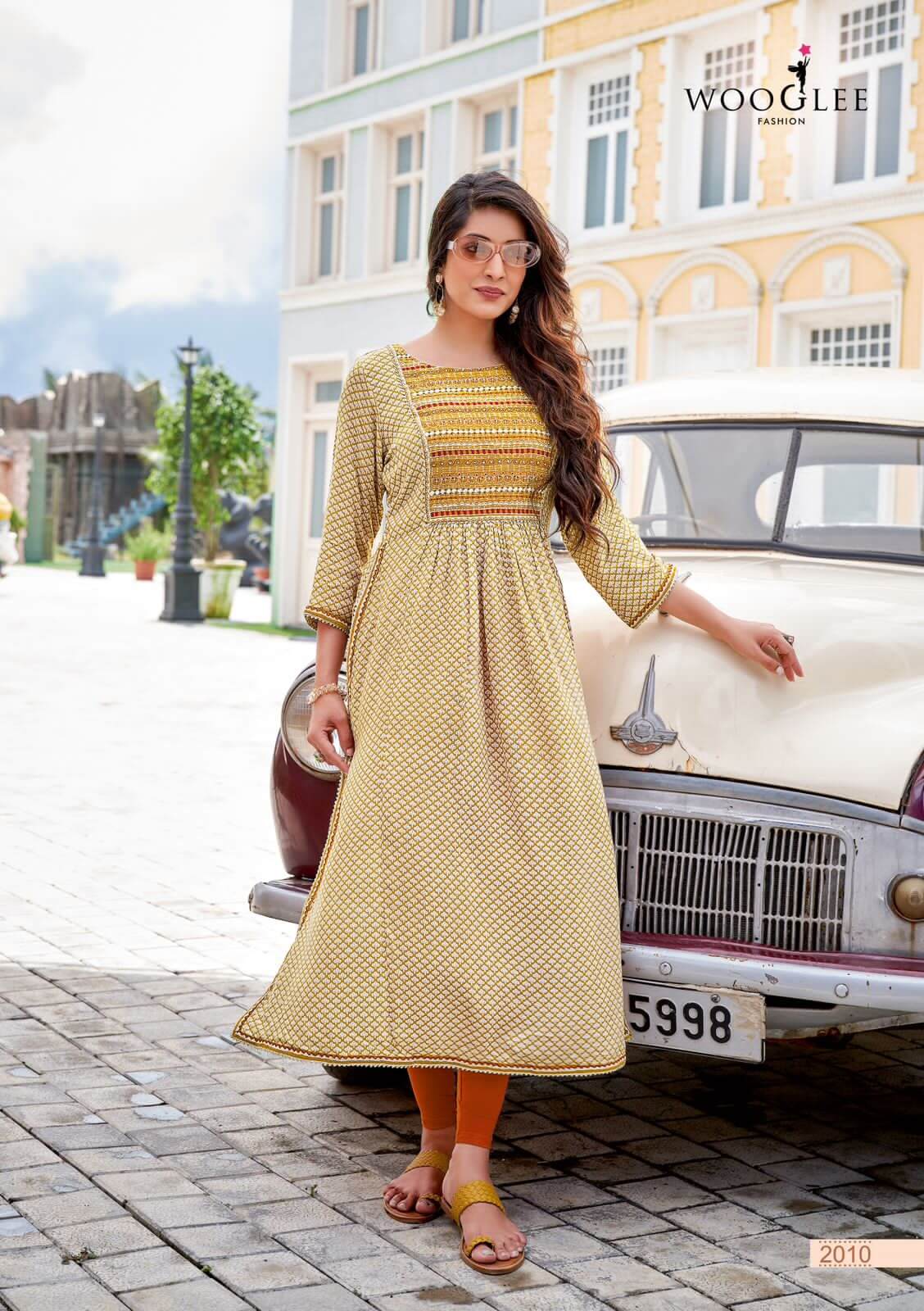 Wooglee Verona Printed Kurti Catalog collection 4