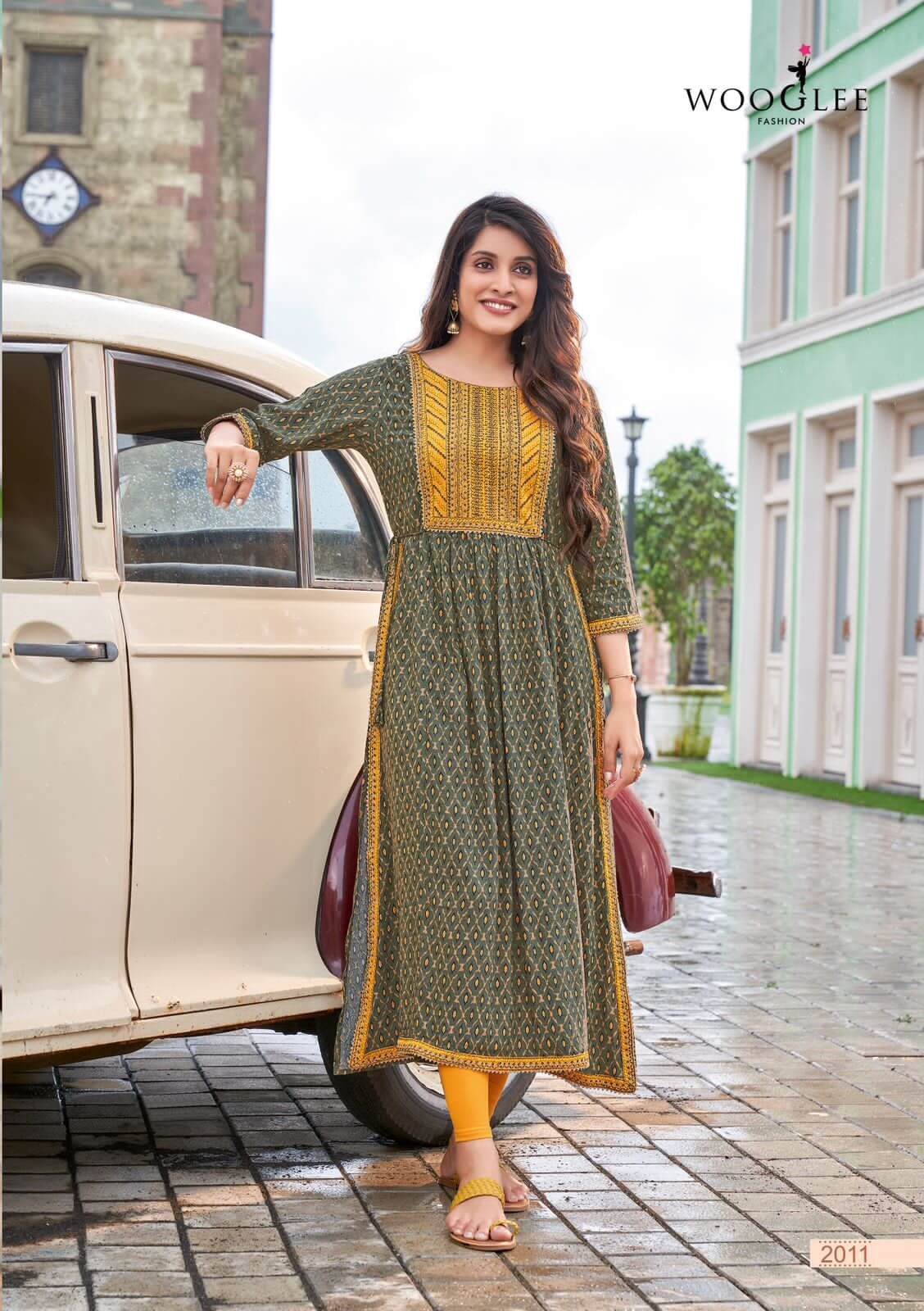 Wooglee Verona Printed Kurti Catalog collection 10