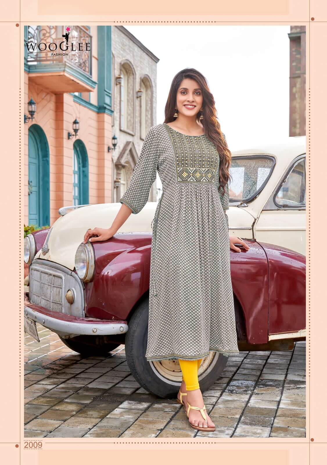 Wooglee Verona Printed Kurti Catalog collection 8