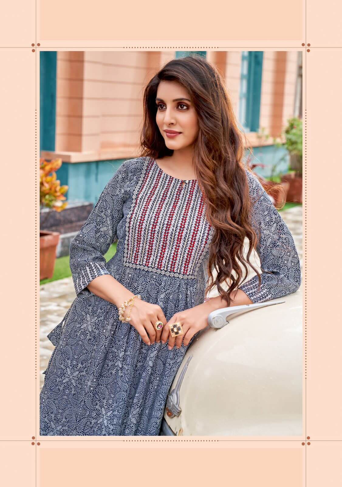 Wooglee Verona Printed Kurti Catalog collection 9