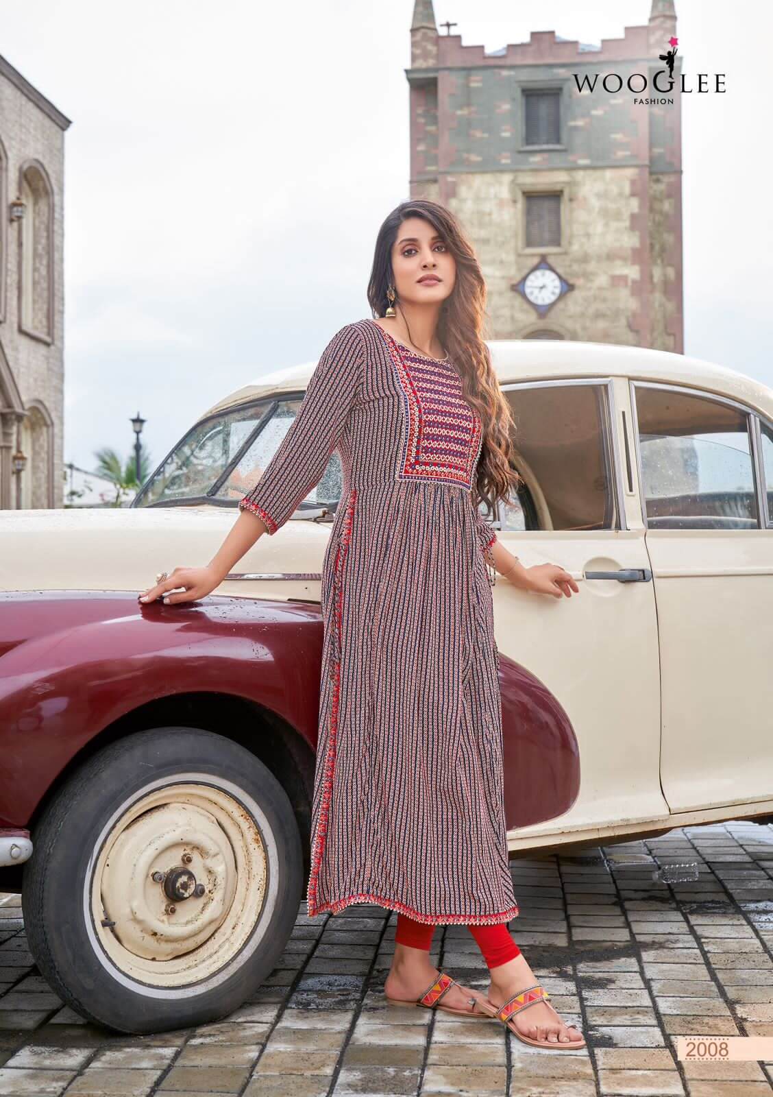 Wooglee Verona Printed Kurti Catalog collection 6