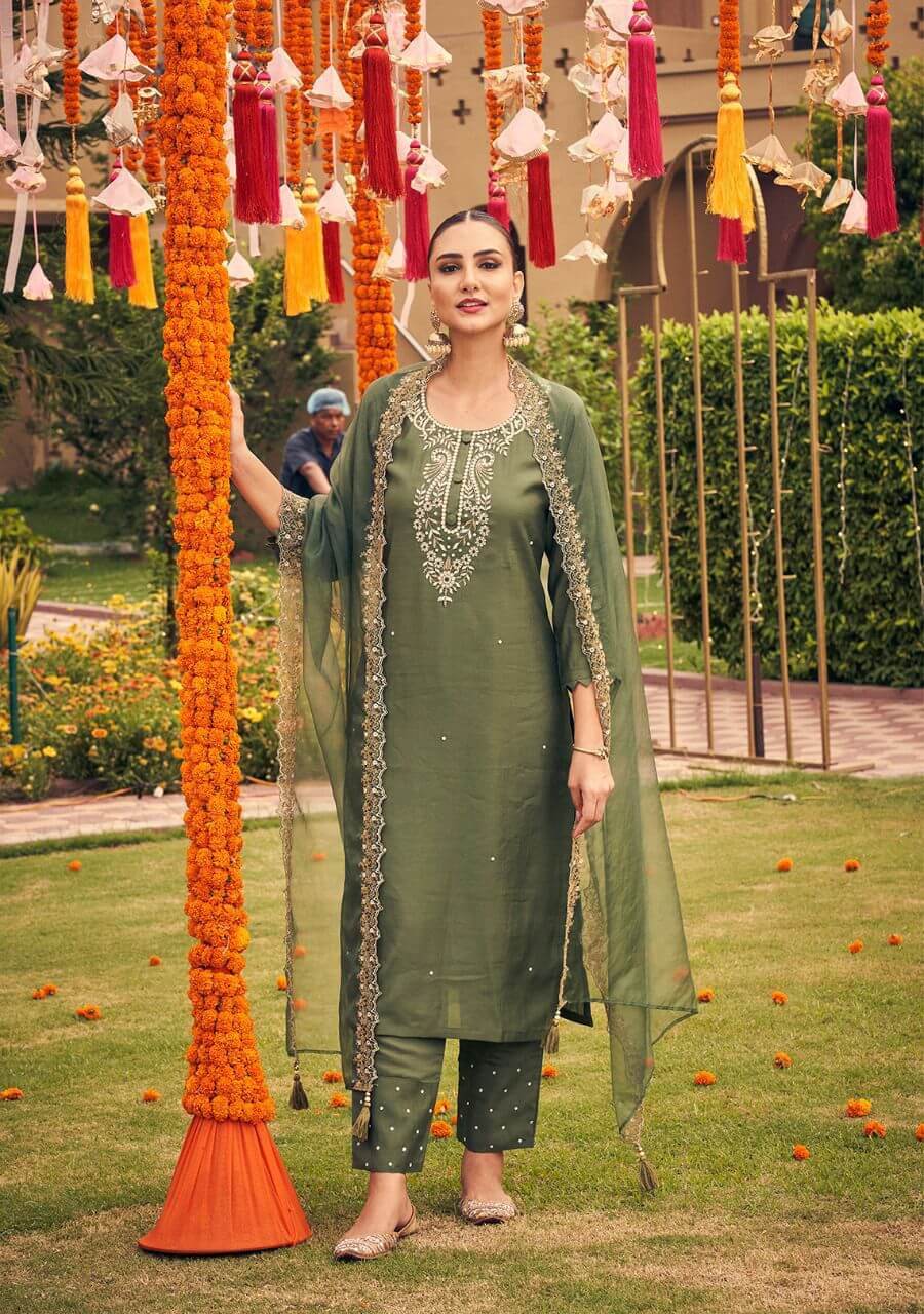 Kalki Phool Embroidery Salwar Kameez Catalog collection 6