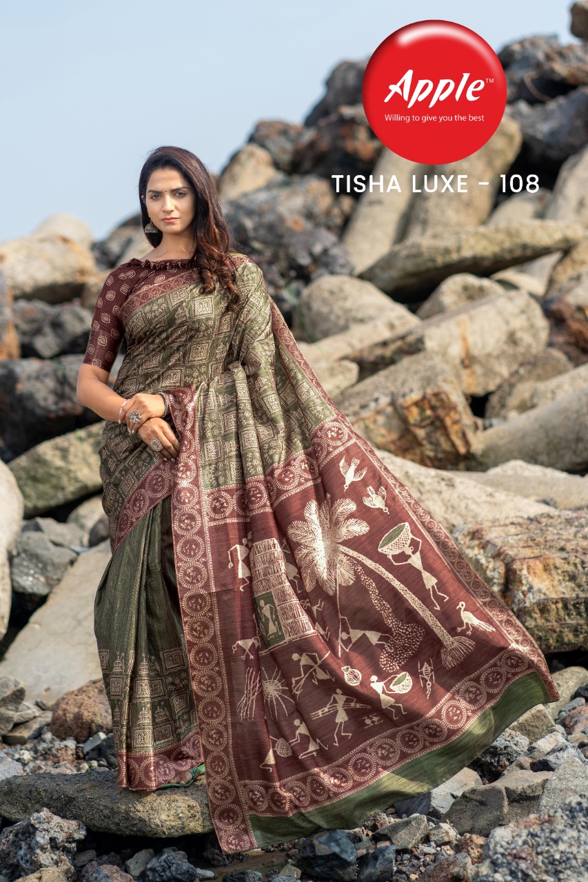 Apple Tisha Luxe vol 1 Sarees Catalog collection 2