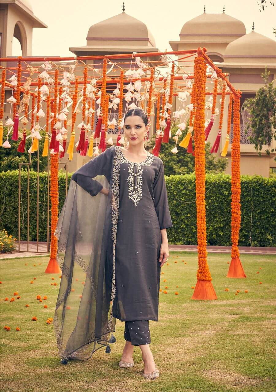 Kalki Phool Embroidery Salwar Kameez Catalog collection 4