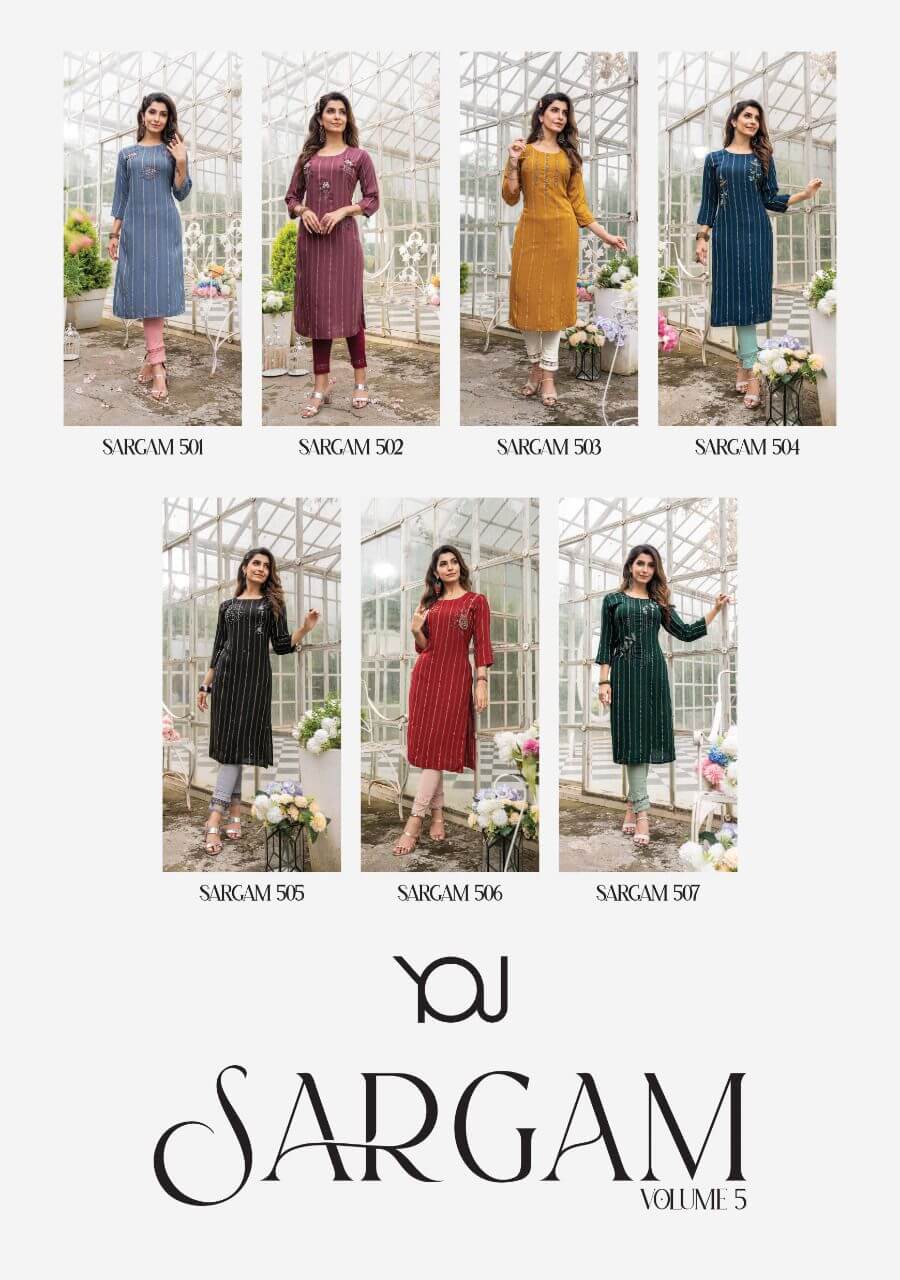 Wanna Sargam vol 5 Kurtis with bottom Catalog collection 2