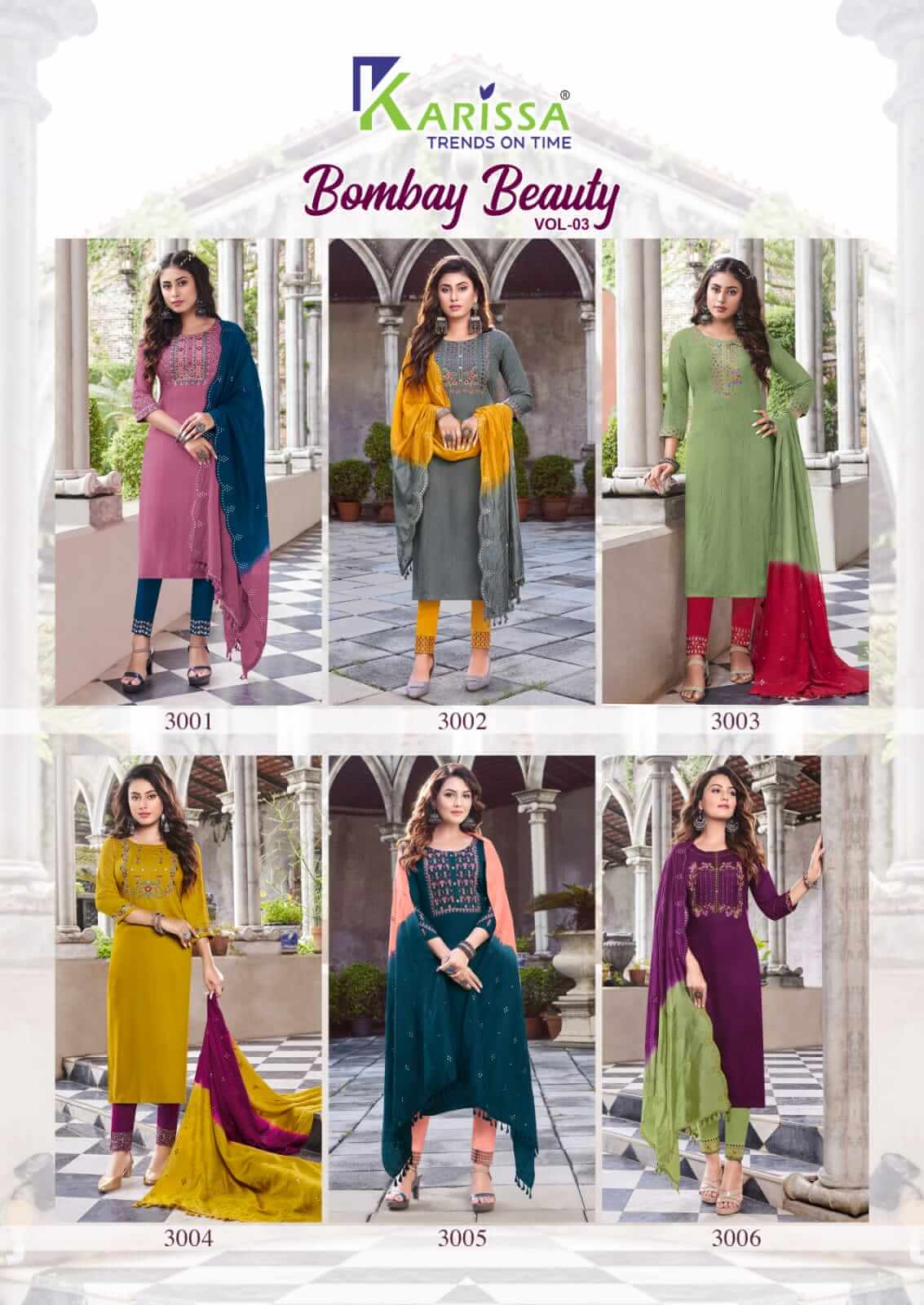 Karissa Bombay Beauty vol 3 Readymade Dress Catalog collection 2