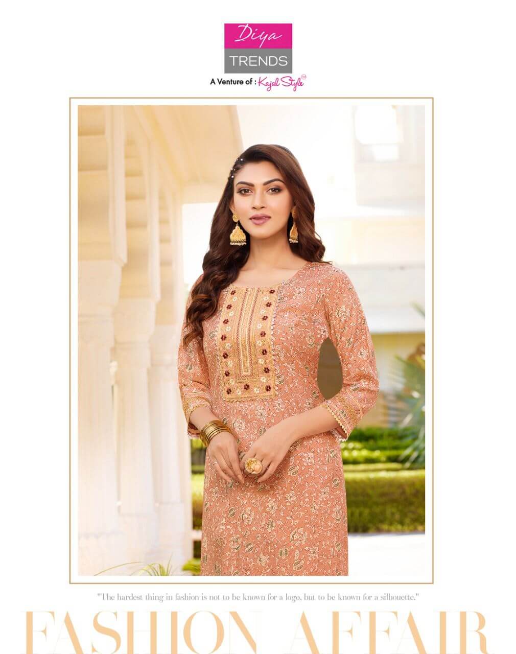 Diya Trends Goldy vol 2 Kurtis with Bottom Catalog collection 1