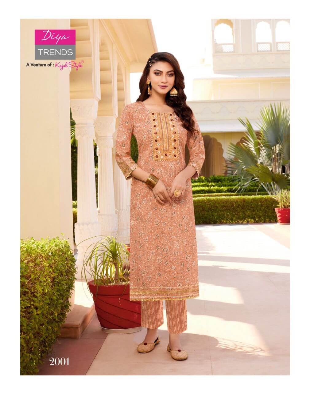 Diya Trends Goldy vol 2 Kurtis with Bottom Catalog collection 13