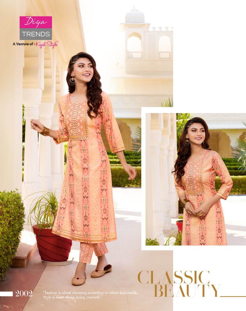 Diya Trends Goldy vol 2 Kurtis with Bottom Catalog collection 12