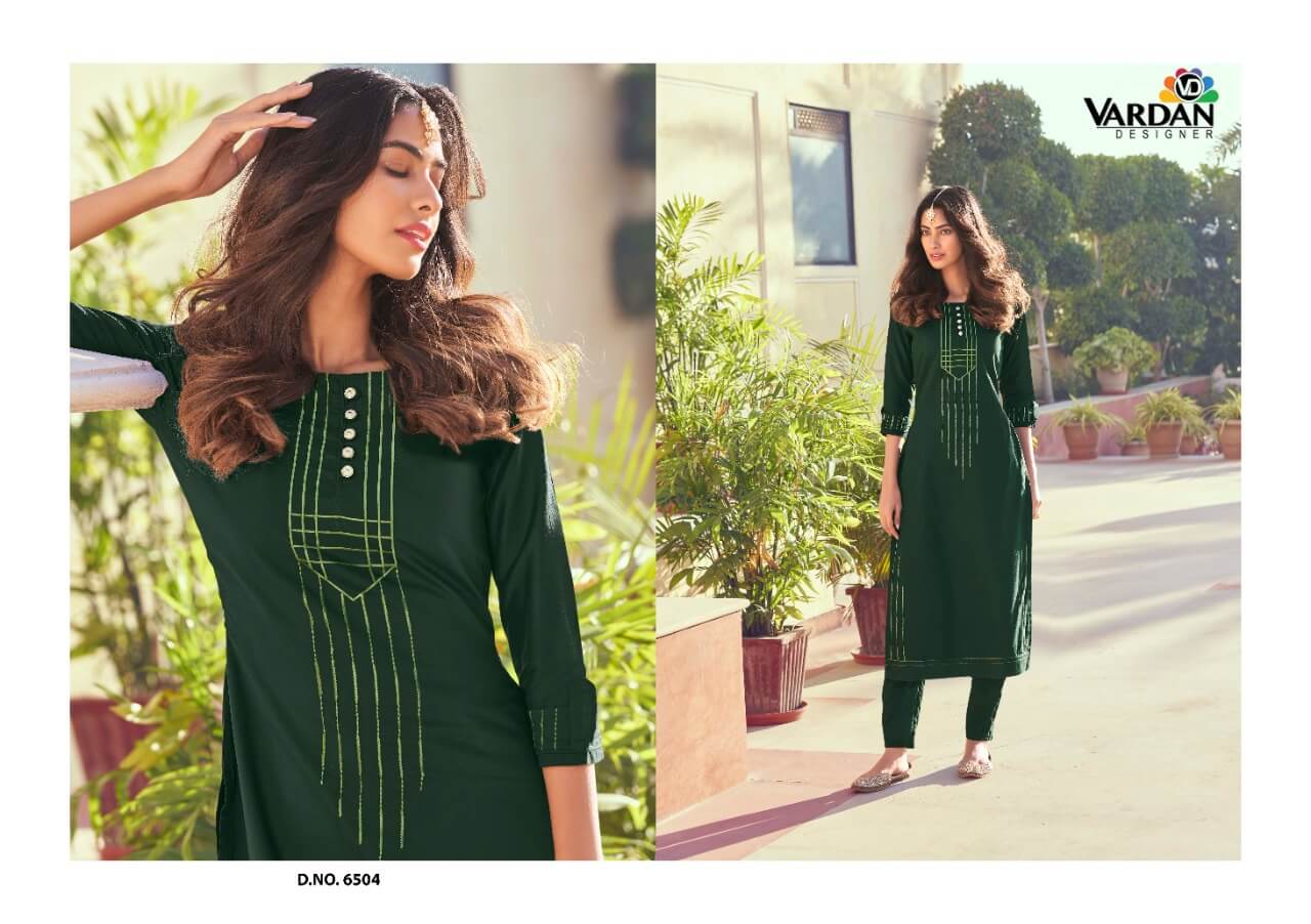 Vardan Raahat vol 1 Kurtis with Bottom Catalog collection 4