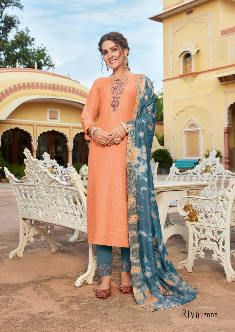 Koodee Riva vol 7 Embroidery Salwar Kameez Catalog collection 4